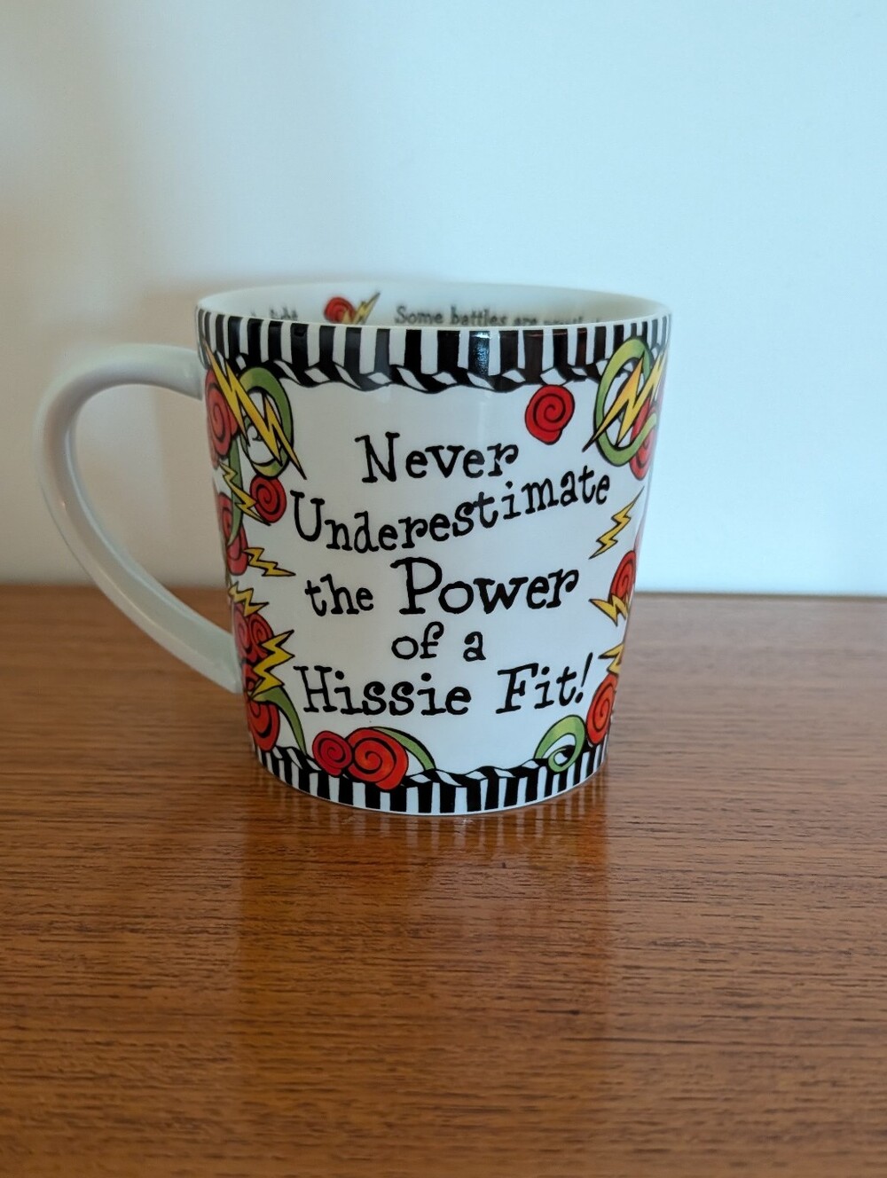 Vintage Y2K 2000s Suzy Toronto Hissie Fit Coffee Mug Cup Retro Funny Novelty Vtg